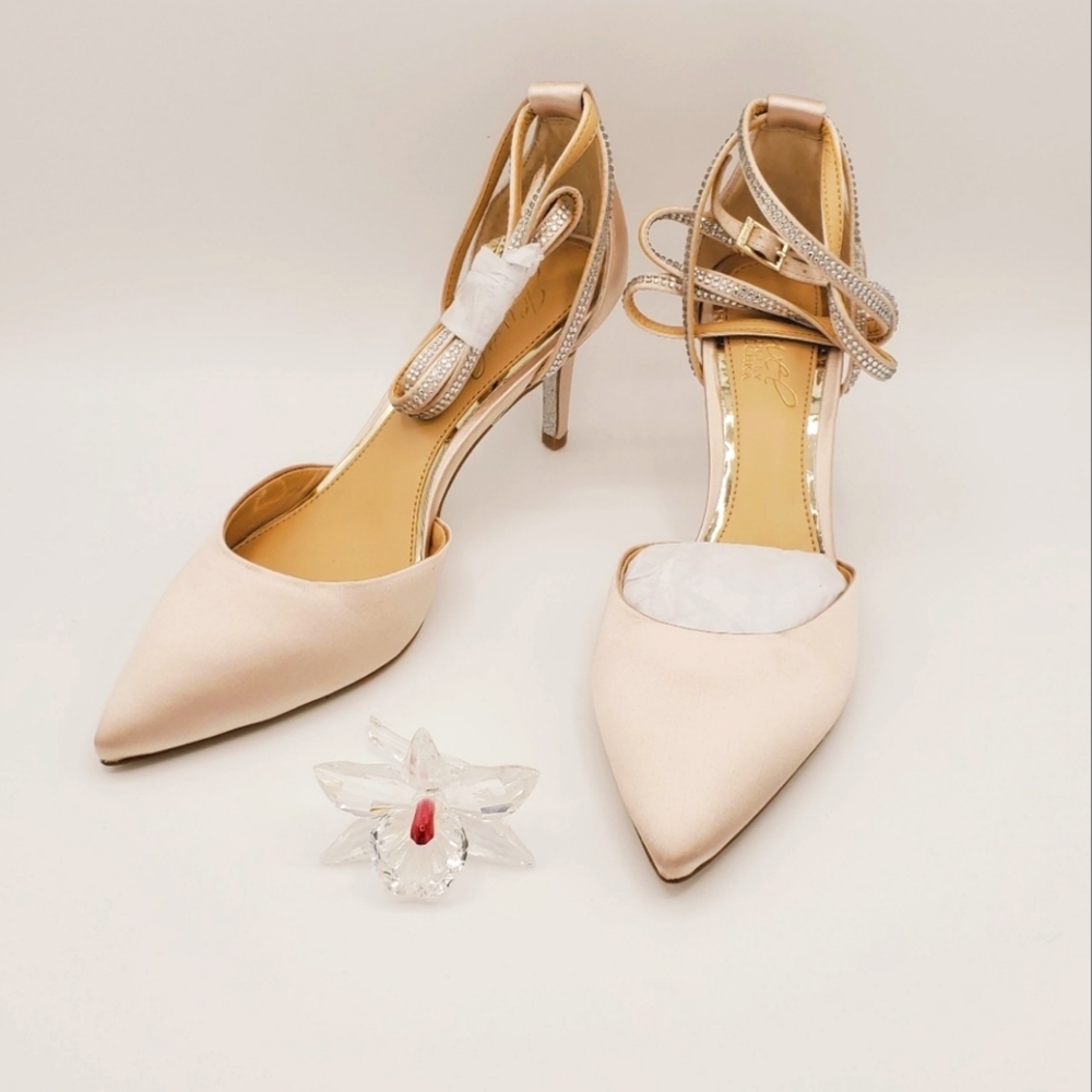 Badgley Mischka Jewel Sabrina heels NWOB - Picture 2 of 11
